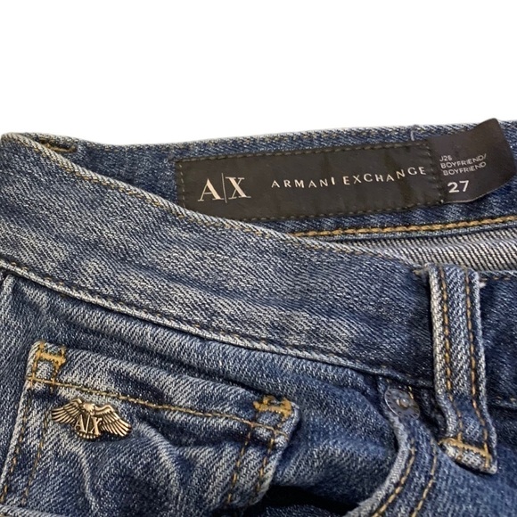 A/X Armani Exchange Boyfriend Cropped Jean - Picture 3 of 11